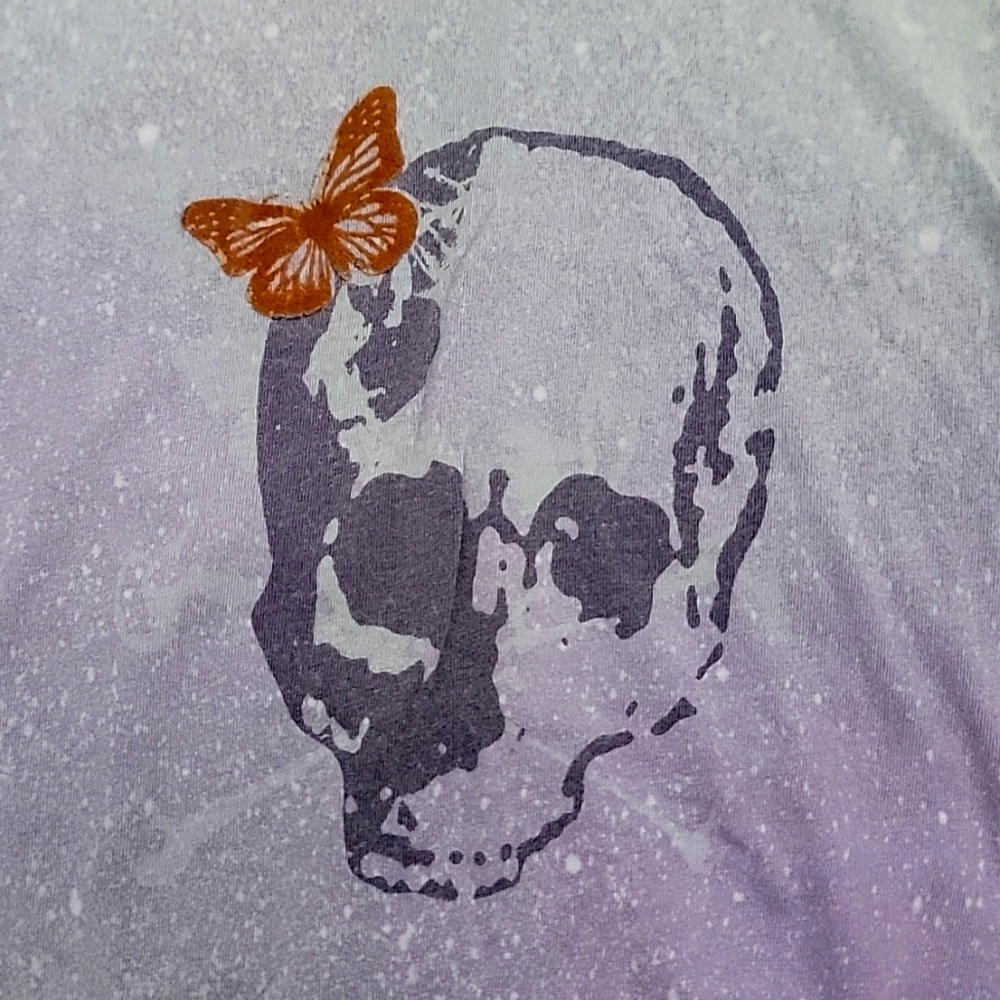 Fender purple splatter skull tee - Picture 2 of 9